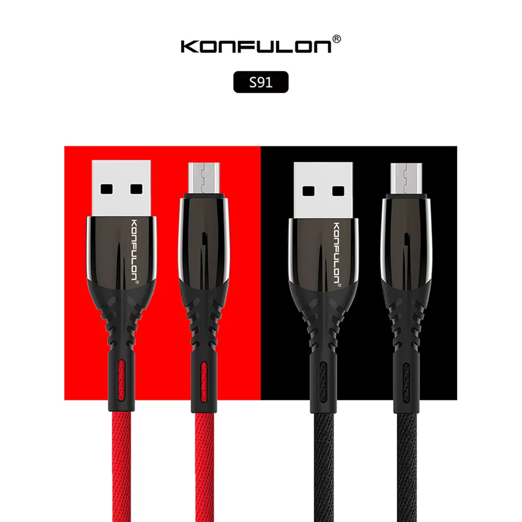 20 1 м Micro USB прочная линия передачи данных 2.4A высокоскоростное зарядное устройство для телефонов Android быстрая прямая поставка