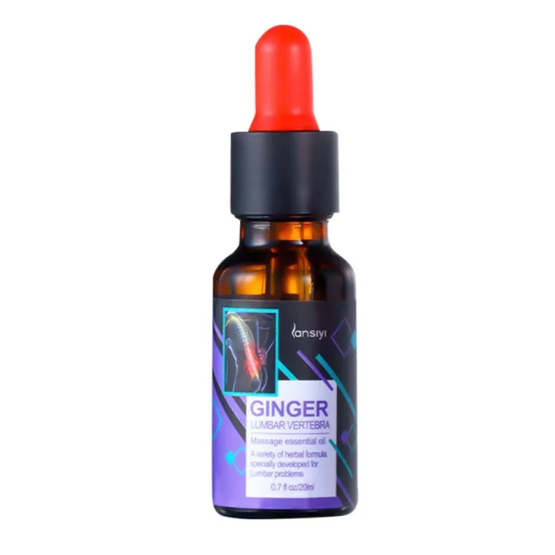 20ml Waist Ginger Safflower Massage Essential Oil Joint Pain Arthritis