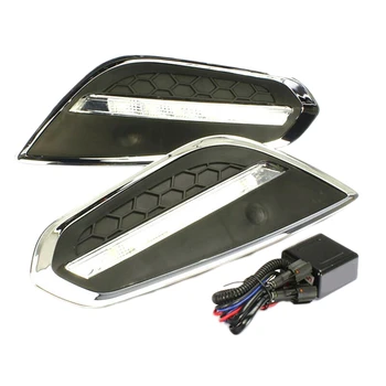 

LED DRL Daytime Running Light Fog Light Driving Bumper Fit for Volvo S60 V60 2009 - 2013