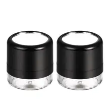 2 шт. 15 г пустой чехол для пудры контейнер для макияжа чехол для путешествий косметический чехол для пудры держатель для макияжа с зеркалом