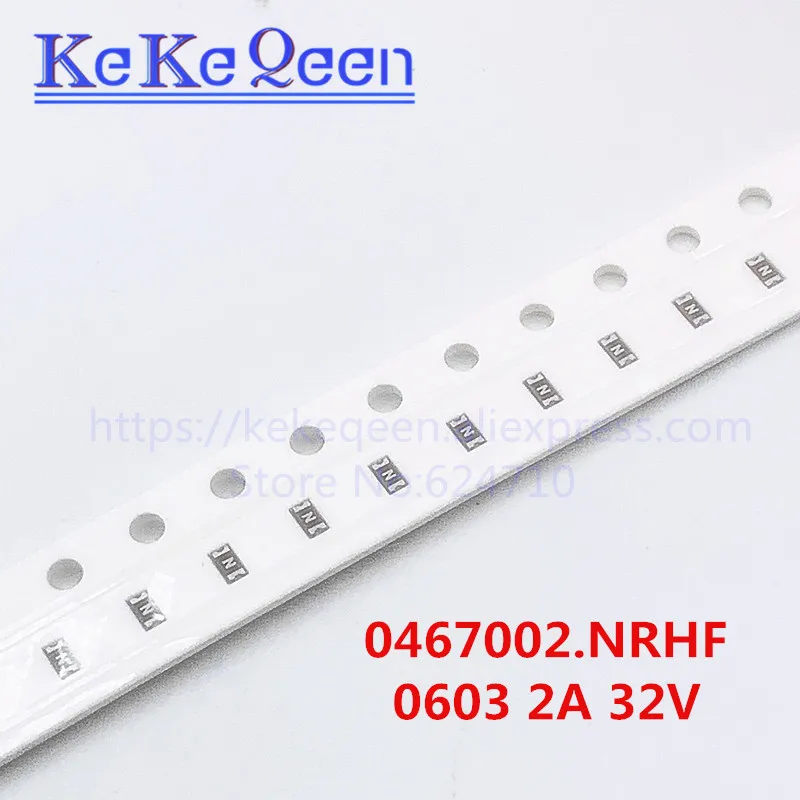 10 Pcs Lf Surface Mount Zekering 0467 467 Smd Zeer Snelwerkende 0603 32V 0.25A 0.375A 0.5A 0.75A 1A 1.25A 1.5A 2A 2.5A 3A 3.5A 4A 5A