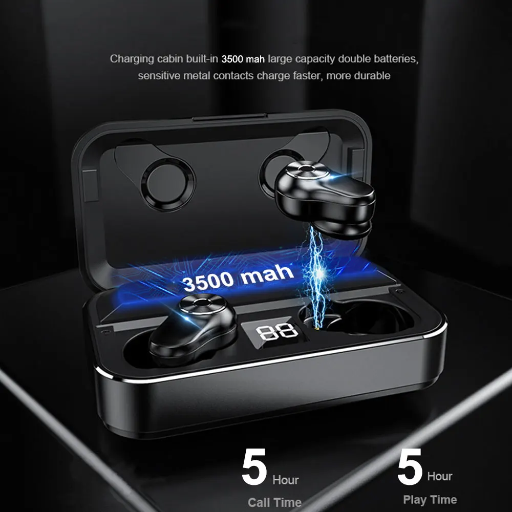 Touch A6 Bluetooth 5,0 беспроводные настоящие наушники TWS спортивные наушники 10 м подключение стерео наушники IPX6 Водонепроницаемый