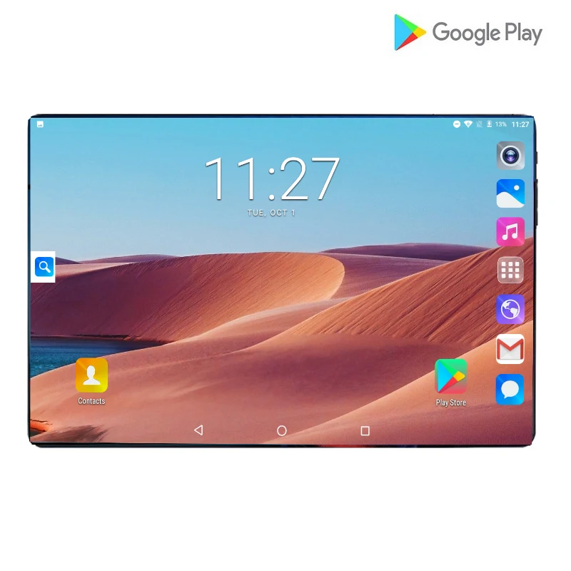 10-дюймовый планшетный ПК с системой андроида и 9,0 Octa Core 6 ГБ Оперативная память 128 Гб Встроенная память 3g, 4G, FDD, LTE, Wi-Fi, gps телефонный звонок Стекло Экран планшетный ПК+ подарки