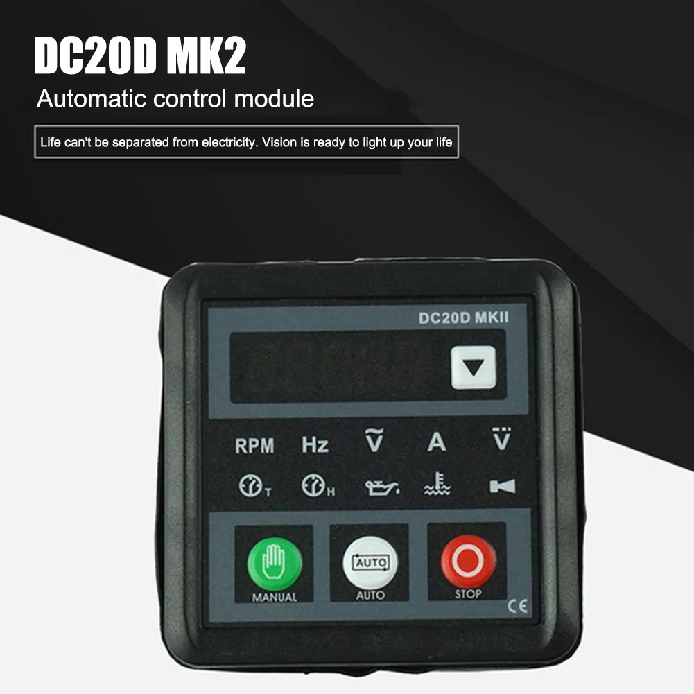 Генератор управления Лер Генератор управления Модуль управления Лер DC20D MKII аварийный сигнал тревоги светодиодный цифровой дисплей