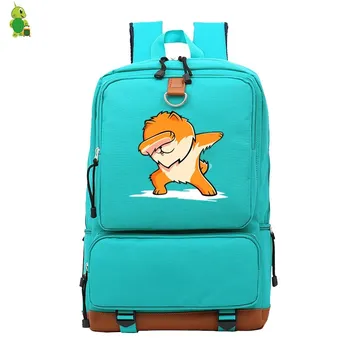 

School Bags for Teenagers Girls Funny Panda Chow Backpack Women Men Laptop Backpack Pomeranian Casual Travel Bags Large Backpack