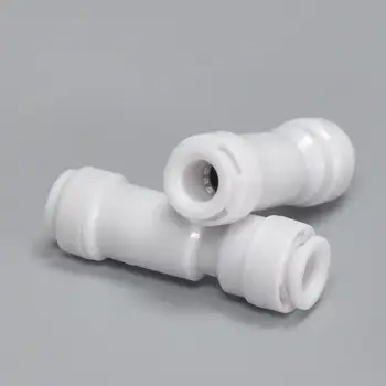 

2 pcs Straight-type quick-connect check valve 1/4 Water purifier fitting joint installed on pure water machine RO