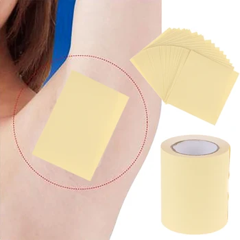 

20 Sheets Dry Antiperspirant Sticker Keep Dry Sticker Disposable Armpit Prevent Sweat Pads Transparent Underarm