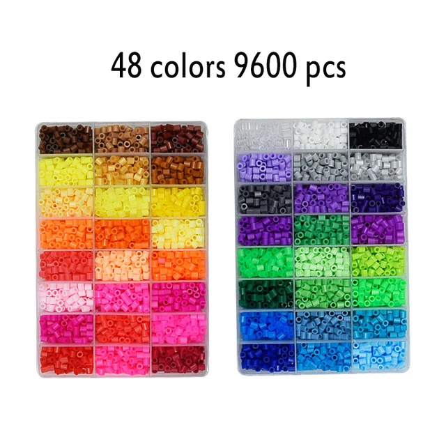 5mm Hama beads 24/48/36 Colors perler Toy Fuse Bead for kids DIY handmaking 3D puzzle Educational Kids Toys Free Shipping 8