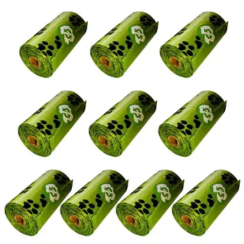 

Pet Poop Bags Eco-Friendly Biodegradable Puppy Dog Travel Waste Scooper with Bone Shape Dispenser Box Garbage Holder