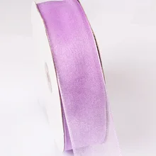  5 yards/roll Organza Ribbon Wholesale gift wrapping decoration DIY Christmas silk ribbons lace fabric 6/16/25/38 mm 