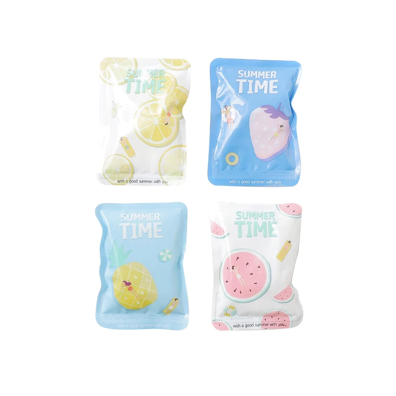 

Ice Bag Ice Pack Cute Portable Summer Summer Cooling Cold Compress Repeatedly Use Children Fever Travel Random Color Small Fru