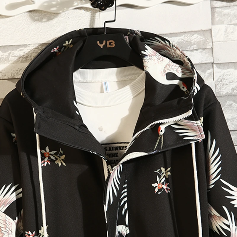 Sinicism Store 2020 мужские модные весенние Длинные куртки, мужские свободные куртки в китайском стиле, мужские пальто с капюшоном и принтом, одежда ... Sinicism Store 2020 мужские модные весенние Длинные куртки, мужские свободные куртки в китайском стиле, мужские пальто с капюшоном и принтом, одежда ...