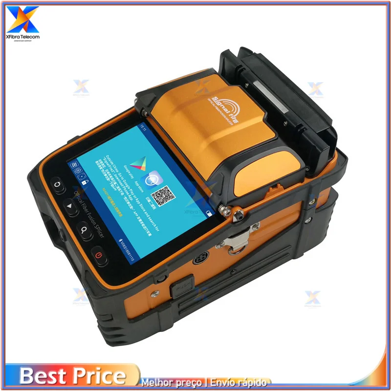 AI-9 SM&ampMM Multi-language Automatic FTTH Welding Splicing Machine Optical Fiber 6 motors core align Fusion Splicer | Мобильные
