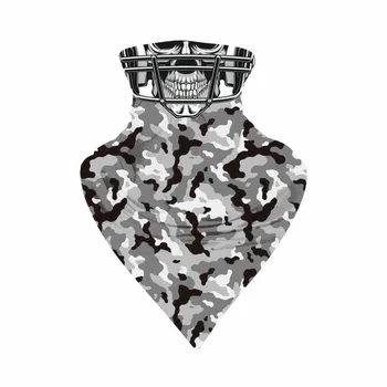 

Cycling Face Masks Sport Anti-uv Skull 3d Print Triangle Bandana Man Woman Magic Ski Scarf Bicycle Neck Gaiter Cover Headband