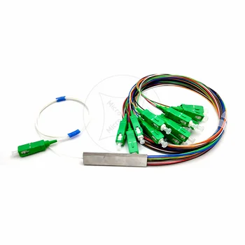

0.9mm Steel Tube Fiber Optic PLC Splitter 1x16 SC/APC Mini Blockless 1*16 SC APC Connector