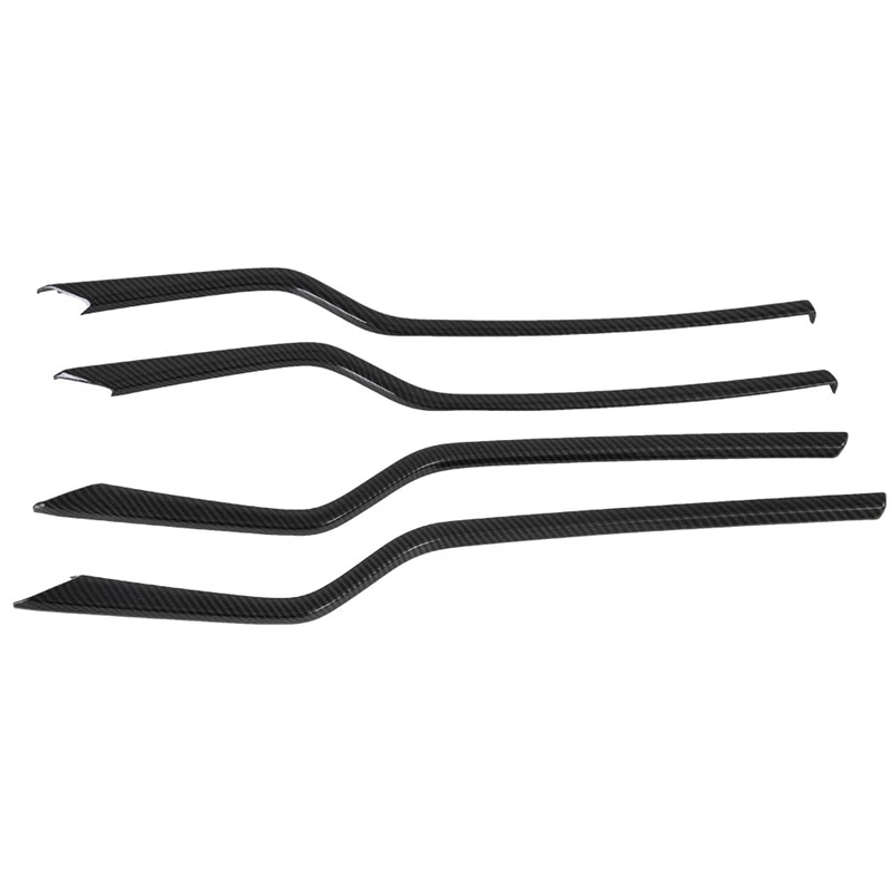 

Car Inner Door Trim Cover Interior Mouldings Trims 4 Pcs for Tesla Model S 2016-2019 ABS Car Accessories