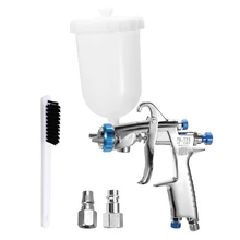 400 мл распылитель Профессиональный из нержавеющей стали DIY Воздушный Распылитель машина с гравитационным подачей жидкости чашки распыления краски инструмент