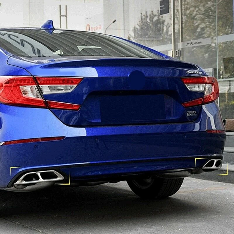 2 шт. для Honda Accord Нержавеющая Задняя крышка цилиндра выхлопной трубы Отделка