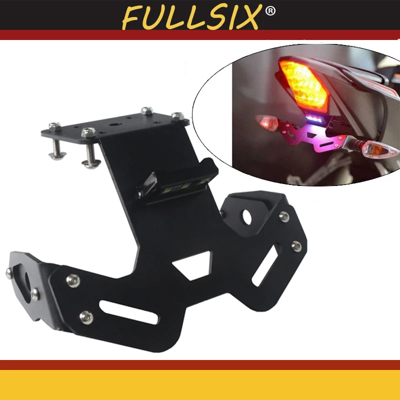 Держатель для номерного знака мотоцикла с ЧПУ регулируемый угол алюминиевая