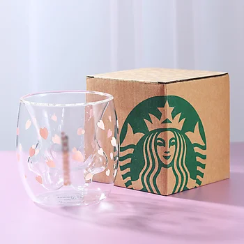 

Cat Claw/Paw Cup Double Glass Coffee Mug Cartoon Cute Cat Milk Juice Cup Home Office Cafe Tazas Best Gift for Festival