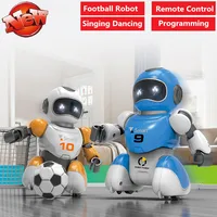 Smart Intelligent Play Football Robot Remote Control RC Soccer robot with Singing Dancing Football Programming 2pcs robot battle 1