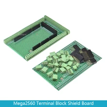 Kit de placa de escudo do bloco terminal do parafuso do protótipo do pwb do dobro-lado para arduino MEGA-2560 mega 2560 r3 mega2560 r3
