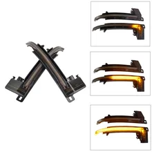 2 Pieces LED Flowing Water Rear View Dynamic Sequential Mirror Turn Signal Light For Audi A3 A4 A5 A6 C7 7.5 RS6 led flowing rear view dynamic sequential mirror turn water signal light for audi a3 a4 b8 b8 5 a5 8w a6 c7 rs6 s6 4g c7 5 q5 q7