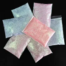 

20g/Bag Nail Glitter Aurora Symphony Irregular Sequins Cellophane DIY Decorations Super-Shinning Colorful Candy Paper Flakes VKH