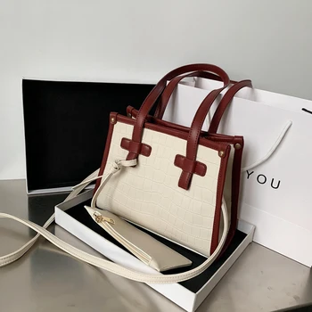 

2020 Winter Bag Stone Pattern Shoulder Bag For Women PU Leather Luxury Handbags Women Bags Sac A Main Femme Travel Bags