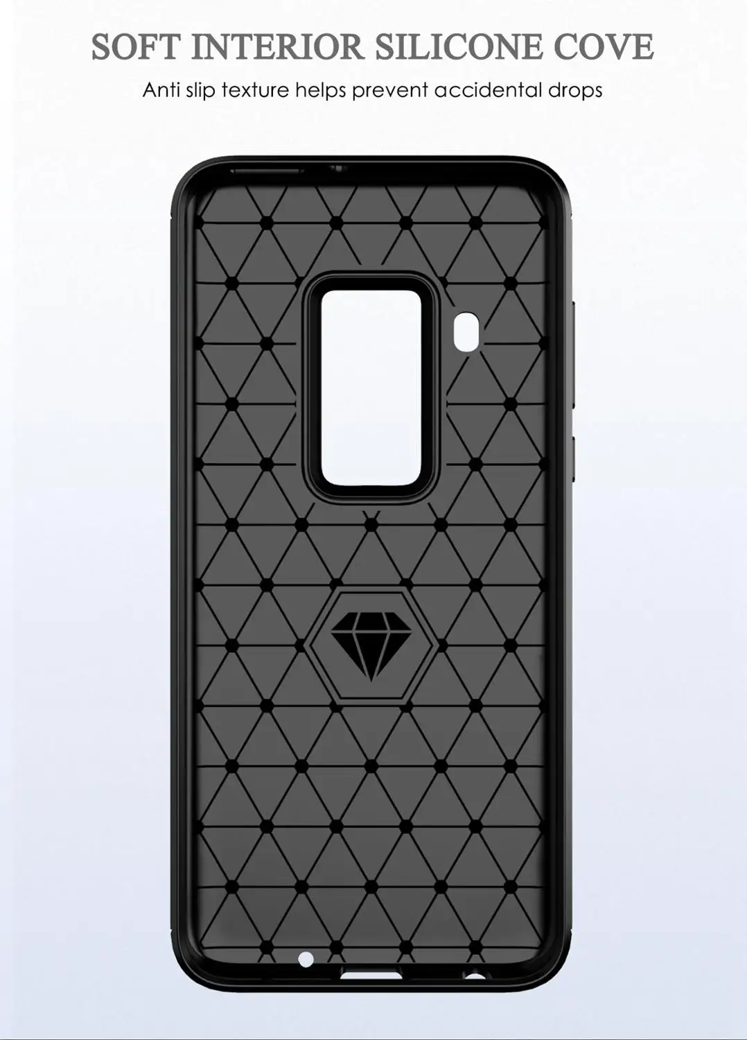 Чехол для Motorola One Pro/Motorola One Zoom+ мягкий гелевый Чехол из закаленного стекла и углеродного волокна для телефона