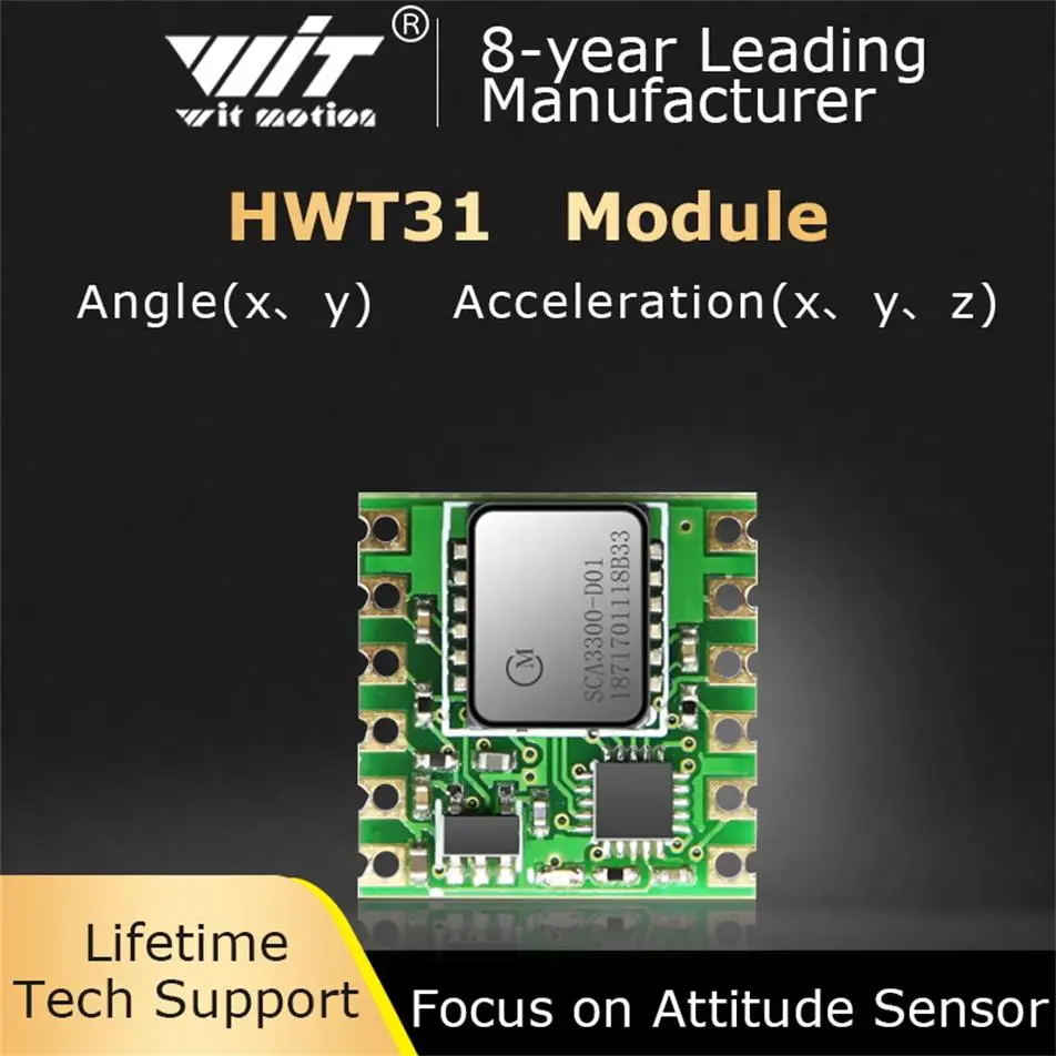 Высокоточный 3-осевой преобразователь WitMotion HWT31 для Arduinos | Электронные компоненты