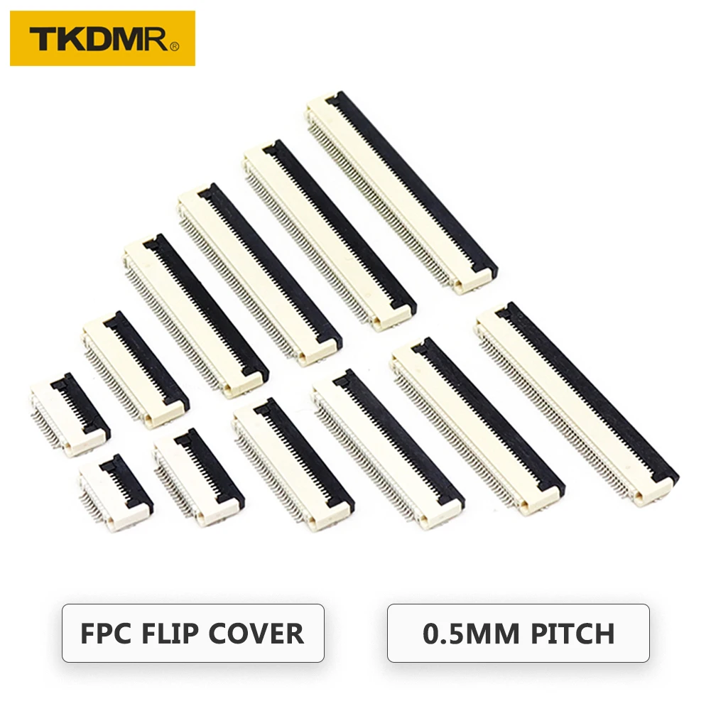 TKDRM 5 шт. разъем FPC FFC 0,5 мм плоский кабель PCB разъемы 4P 5P 6P 7P 8P 9P 10P 11P 12P 13P 14P 15P 16P 17P 18P 19P|Соединители| | АлиЭкспресс