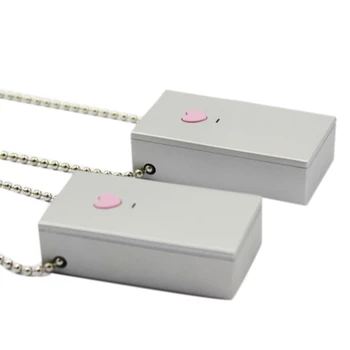 

Top Sale 2 Pcs USB Portable Wearable Air Purifier, Air Necklace Negative Ion Air Freshener No Radiation Low Noise,Silver color