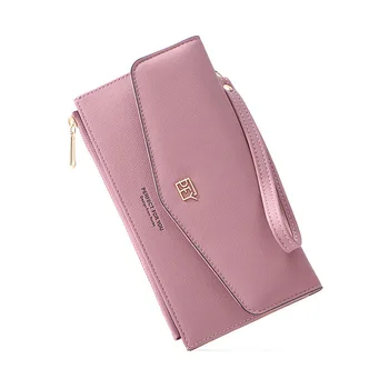 

New Fashion Women Wallets Long Style Multi-functional wallet Purse PU Leather Female Clutch Card Holder Zipper Pink Phone Pocket