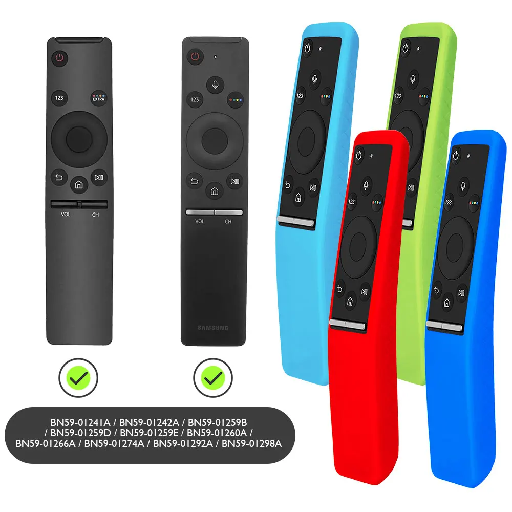 Silicone remote case 1 PC for Samsung smart remote TV BN59-01312A 01312H BN59 01241A 01242A holder