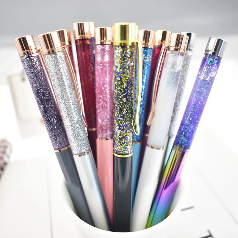 Вращающиеся ручки из зыбучего песка 1 шт. шариковые кавайные градиентные для