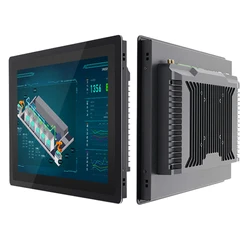 Mini tablette industrielle intégrée sans ventilateur, 12.1 pouces, avec écran tactile capacitif, tout en un, pour rs 232 com 1024x768, avec WiFi 