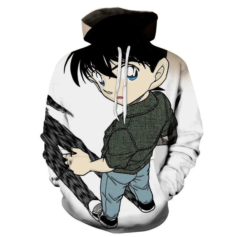 WY-2669 Jongens Аниме Детектив Конан Толстовка свитер с капюшоном режим «Конан» Kleding Jas рубашка дошкольного возраста, толстовка для мальчиков «Конан»; одежда для детей - Цвет: WY-2669