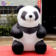 2,5 м надувные милые Мультяшные панды Заказные Животные медведь украшения игрушки для демонстрации