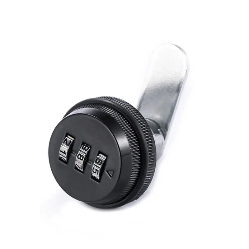 

3-Digit Combination Mailbox Lock 7/8" Rotary Tongue Cam Lock for Cabinet Drawer 35ED