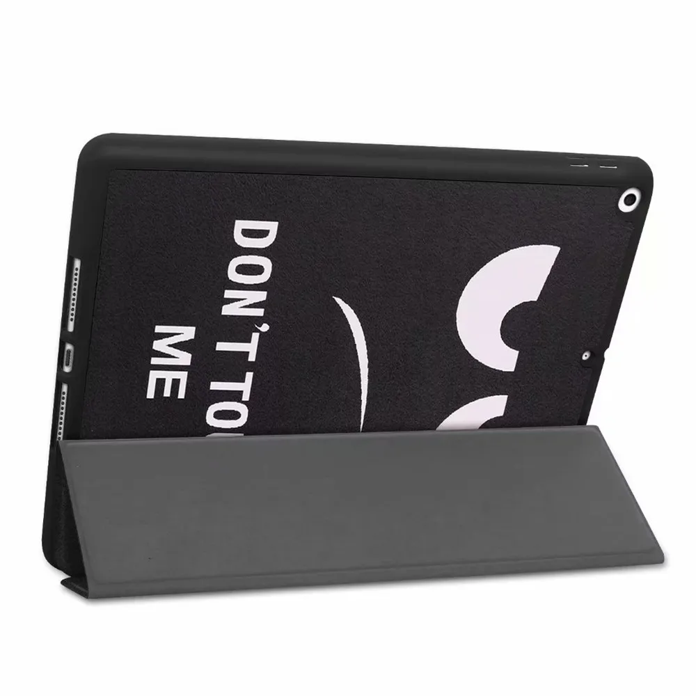 Чехол для iPad 10,2 7-го поколения с держателем карандаша Folio Cover для Apple iPad 10,2 A2198 A2200 A2232 Защитный Чехол+ пленка