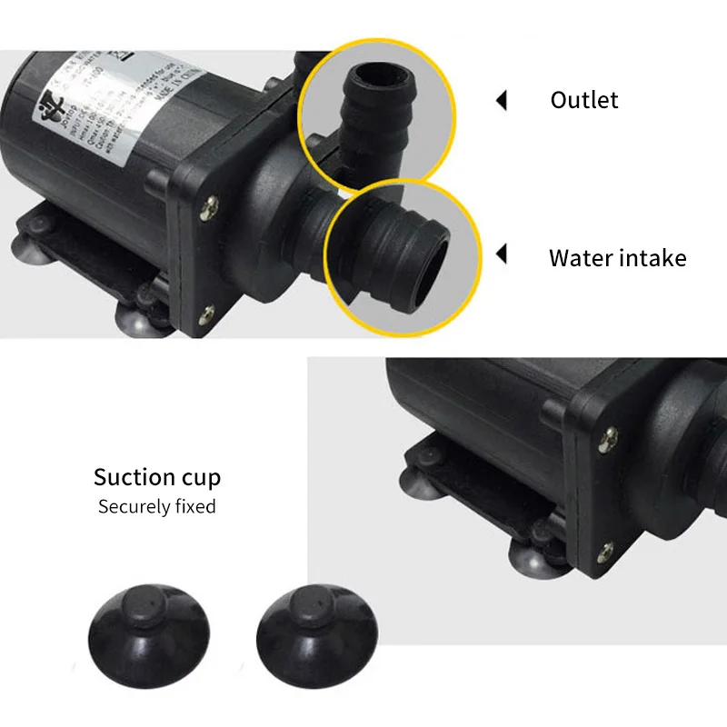 12V 24V DC безщеточный Водяной насос для насоса для кондиционирования воздуха бустерный насос дизельный двигатель с водяным охлаждением циркуляционный насос
