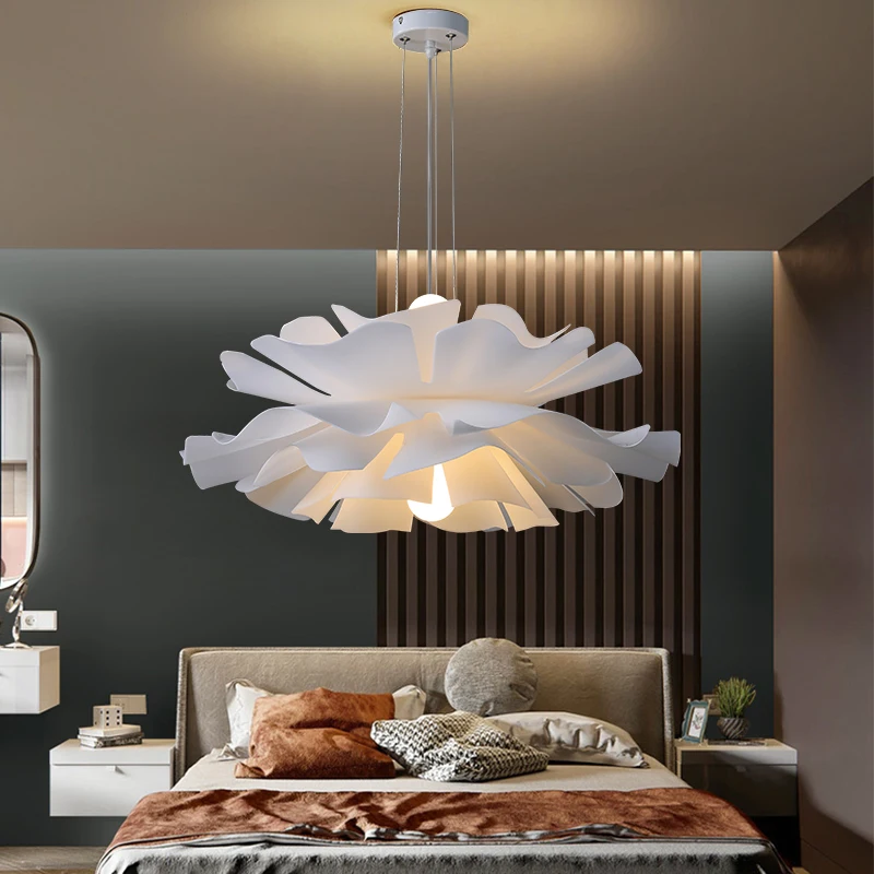 Pendant Lights Ceiling Light Chandelier Lighting Ceiling bedroom light simple modern LED warm indoor outdoor chandelier Nordic design petals lighting fixtures