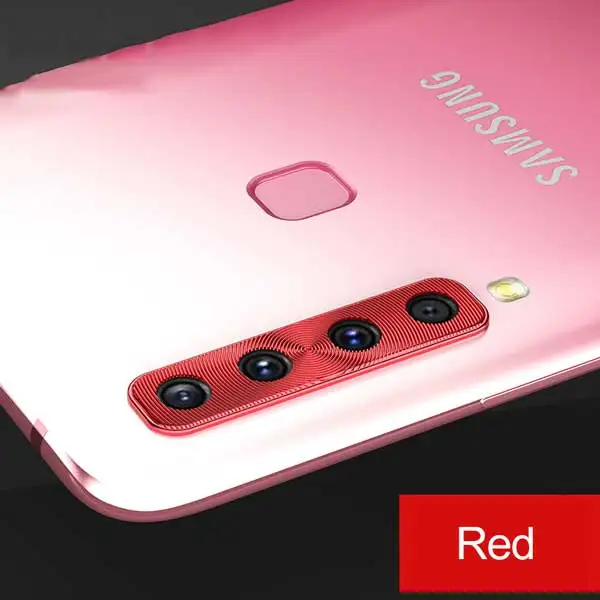 Металлическое защитное кольцо для объектива камеры для samsung Galaxy Note 10 S10 Plus S10E A50 A30 A9s A8s A9 Звездный защитный чехол - Цвет: Red Ring