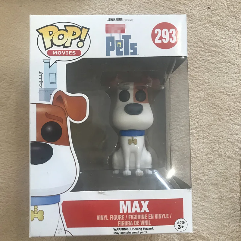 Официальная Виниловая фигурка Funko pop The секретная Life - Max для собак Коллекционная