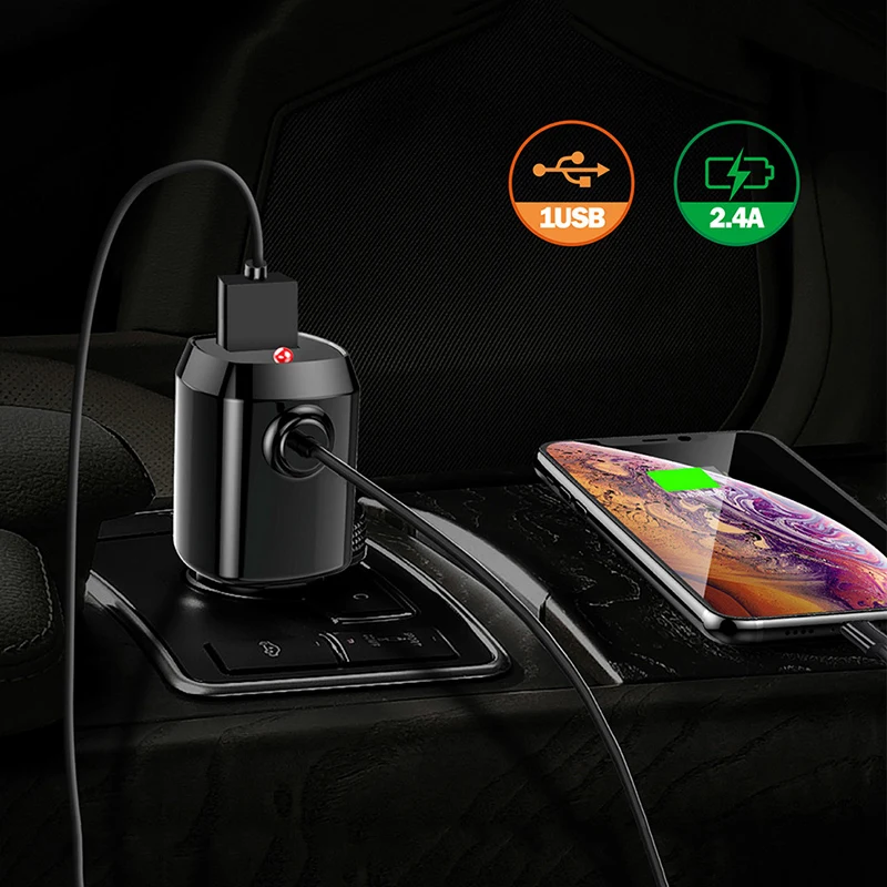 Fm-передатчик Bluetooth V5.0 Handsfree USB Автомобильное зарядное устройство MP3-плеер с ароматерапевтическим ядром новое поступление