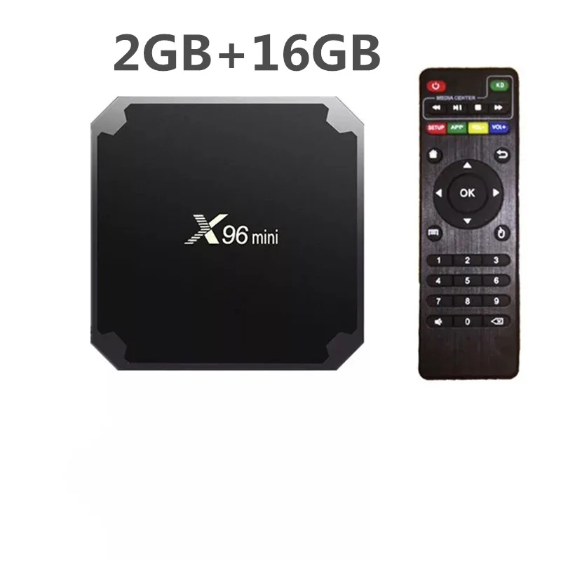 2GB 16GB Global X96 мини пульт дистанционного управления ТВ приставка 4K HDR Android 7,1 ТВ приставка Ultra HD 2G/16G wifi Google Netflix IP ТВ Декодер медиаплеер - Цвет: 2GB 16GB