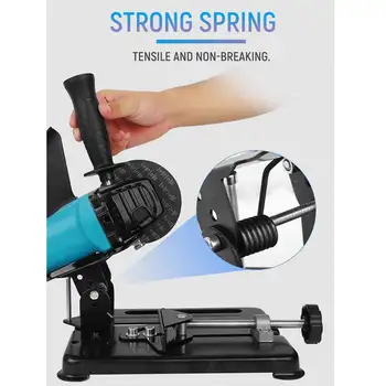 

Angle Grinder Stand Bracket Holder Polisher Stand Cutter Support Metal Cutting Machine Power Tools for 100-125mm Angle Grinder