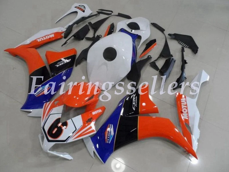 

Injection New ABS Full fairings kit Fit For HONDA CBR1000RR 2012 13 14 15 2016 CBR1000 12-16 CBR1000 Fairing Orange White