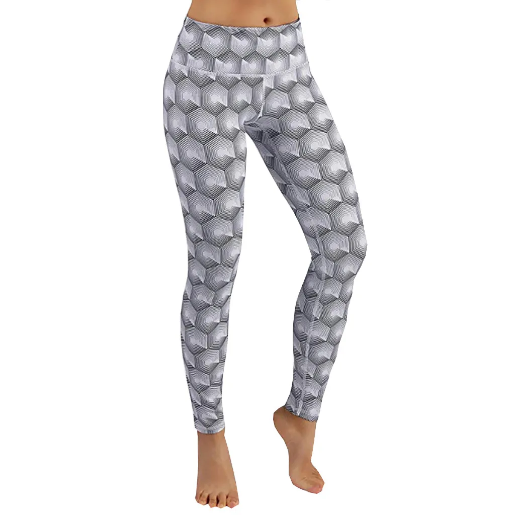 

2019 Fashion Women Yoga Set Yoga Sports Stretch Pants Leggings Running Fitness Striped Sports Pants Trousers 0F#